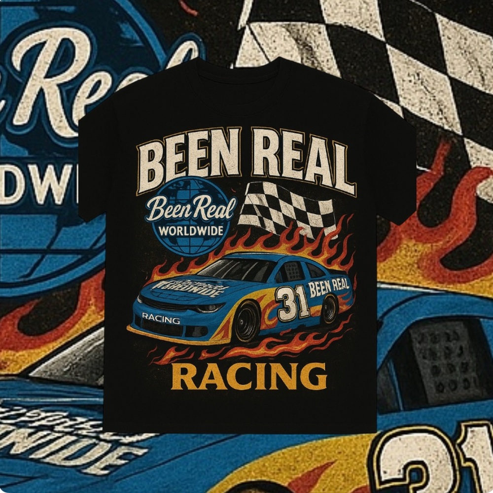 Been Real Racing Graphic T-Shirt
